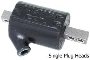 Single Plug Heads, 5 OHM, Black, Dynatek # DC10-1, Package of 2 Ignition coils for big twin & sportster -by-Dynatek