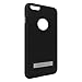 Seidio SURFACE with Metal Kickstand Case for iPhone 6 Plus/6s Plus [Slim Case] - Non-Retail Packaging - Black/Gray