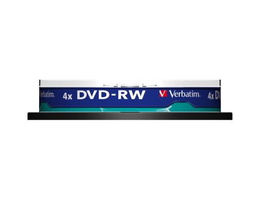 Verbatim DVD-RW 4.7Gb 4x Spindle 10 No 43552 verbatim dvdrw 4.7 gb dvd