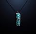 Orgone Pendant Necklace Attract Good Luck Happiness Youth- Crystal Healing Stones for E-Energy Protection - Aquamarine Crystal Necklace Spiritual Jewelry for Women - Chakra Stones Blue Crystal