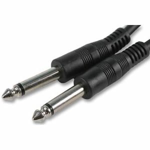 Aptii - Guitar Amp Cable 6.35mm To 1/4" Mono Jack Plug Lead 6m