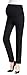 Foucome Women's Maternity Pants for Work Over The Belly Bootcut Dress Pants Stretch Pregnancy Trousers Black, US 10/Label XL