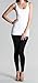 Nikibiki Womens Nylon Plain Jersey Tank Top Shirt (White), OneSize.