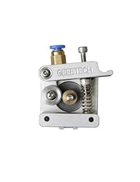 Kit de alimentador de aluminio extrusor con perno ajustable de muelle, compatible con filamento de 0.069 in para impresora 3D MK8 Bowden extrusor de marco