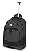 High Sierra Chaser Wheeled Laptop Backpack, Mercury/Black, 20 x 13.5 x 8-Inch