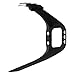 GBSELL ReplacementSoft Silicone Rubber Watch Band Wrist Strap for Polar A300 Fitness Watch (Black)