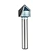 uxcell 90 Degree V-Groove Router Bit 1/2