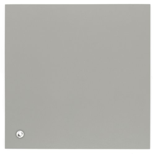 Botron B34304 Dissipative Gray 3 Layer Rubber Mat 60'' x 30'' x 0.12'' with Hardware and Grounding