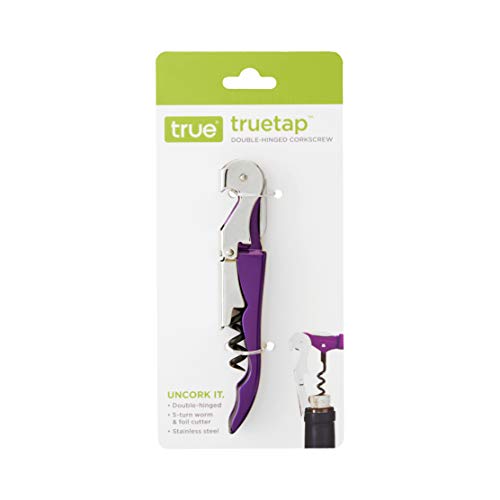 True TrueTap Metallic Purple Double Hinged Waiter’s Corkscrew