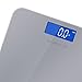 Hippih Digital Body Weight Bathroom Scale with 400 lb Weight Capacity Measures Weight Easy-to-Read Back light LCD Glass AAA 009 (Silver)