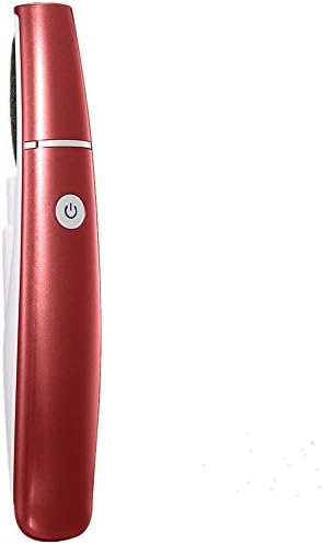 Forworld USB Rechargeable Electronic Foot File callus remover with LED Light,Personal Foot Care Treatment For Dead, Hard &amp; Cracked Skin,Included 2 Roller Heads 1 USB cable (Red)