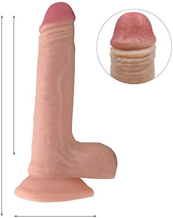 CHAODIAO 7.09 inch Comfortable Ladies Sexy Massage Relax Beginner Portable Plug Toy Powerful Suction Cup (Color: Flesh Color)