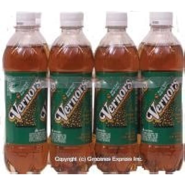Amazon Com Vernors Ginger Soda 8 Bottles 16 9 Oz Ginger Ale Soft Drinks Grocery Gourmet Food