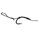 Beyond Tackle Carp Combi Rig 25 Lb Soft Braid Teflon Coated Curve Shank Barbed Hook Pack of 5 (Brown, 2)
