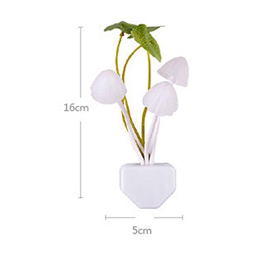 Mushroom Night Light,XINYI Plug In Sensor LED Mushroom Lamp Color Changing For Bedroom Livingroom Kids Baby Sleeping Nursery,2Pcs