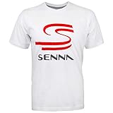 Ayrton Senna Double S T-Shirt White