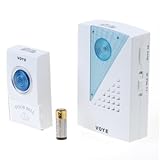 WorthTrust 80M Cordless Remote Wireless Control Digital Door Bell 38 Songs