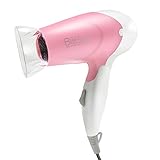 Biliboo 1000 Watt Portable Mini Folding Handle Hair Dryer Travel Lightweight Negative Lonic Hair Dryer, For Unisex/Student/Kids/Pet Dogs Cats
