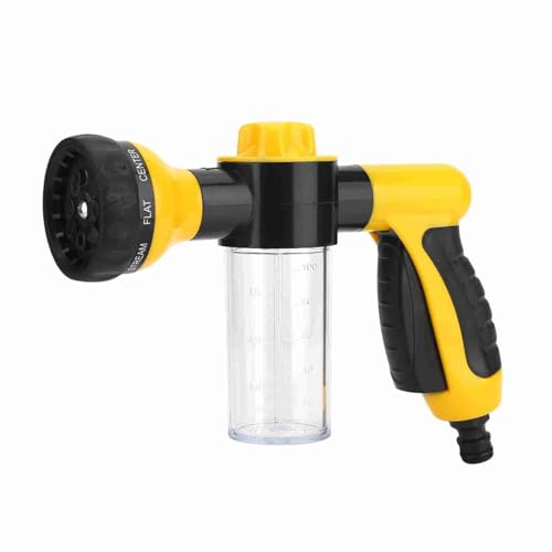 Snow Foam Lance Pressure Washer Foam Gun, Foam Maker Jet Foamer Soap Dispenser Nozzle Adjustable for Car Washing, Yard Cleaning