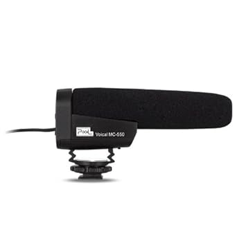 Pixel MC-550 - Micrófono para cámara réflex Digital o cámara de ...