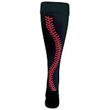 Softball Stitch Over the Calf Socks (multiple colors)