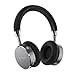Satechi Aluminum Bluetooth Wireless Headphones with Enhanced Bass 3.5mm Audio-Out Jack - Compatible with iPhone 12 Pro Max/12 Pro/12 Mini/ 12, 2020 iPad Pro, 2020 iPad Air (Space Gray)
