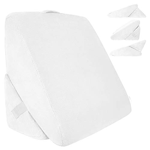 Bed Wedge Pillow Folding Memory Foam Incline Cushion for