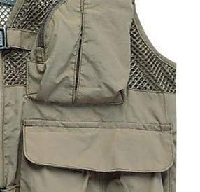 Atmungsaktive Weste Multi Pocket Multifunktionale Outdoor Herren Angeln Fotografie Weste Anglerweste – Bild 3
