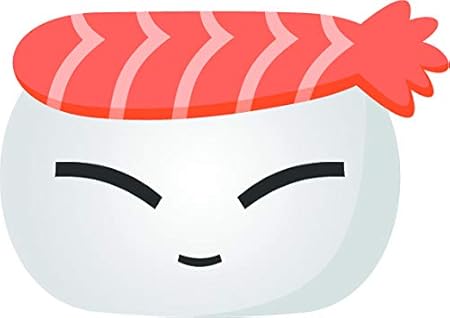 Amazon.com: Cute Kawaii Japanese Emoji Cartoon Vinyl Sticker (8" Wide