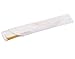 meifan Womens Multi Color Handmade Cotton Lace Folding Hand Fan (White)