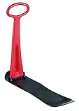 e-joy Kids Snow Ski Scooter Fold-up Snowboard Kick-Scooter Sledge Folding Sliding Ski Snowboard with Grip Handle Snow Sled, Winter Toys for Use on Snow and Grass, Red