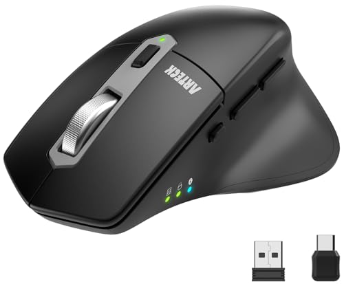 Arteck Multi-device Wireless Bluetooth Mouse Nano USB-A
