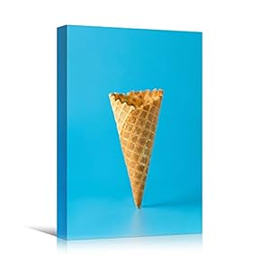 signwin Canvas Wall Art Ice Cream Cone Portrait...
