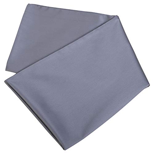 MoMA Premium Body Pillow Cover (100 Percent Cotton, 800 Thread Count) - XL High Thread Count Body Pillowcase - Luxury 21 x 54 Body Pillow Case - Grey Long Body Pillow Cover - Long Pillow Case - Thumbnail 7