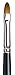 da Vinci Oil & Acrylic Series 1805 Maestro Oil Paint Brush, Filbert Kolinsky Red Sable, Size 6