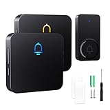 Wireless Doorbells for Home with 2 Plug-In