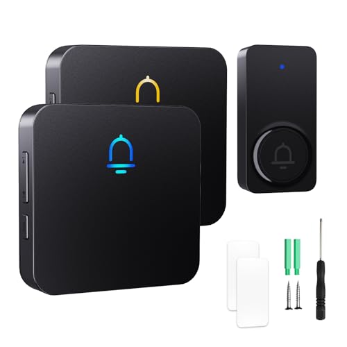 Wireless Doorbells for Home with 2 Plug-In