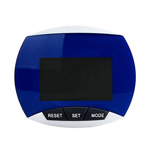 Puyujin Simple Pedometer Step Counter Tracking Accurate Steps/Miles/KM / Calories LCD Display Portable Fitness Tracker Walking Outdoor Sports - Shipped From USA (Blue) - Thumbnail 2