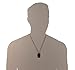 HZMAN Isaiah 41:10 Jewelry, Stainless Steel Cross Dog Tag Necklace Strength Bible Verse (Tag Gold)