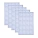 eBoot Disposable Eyelash Extension Adhesive Glue Pallet Sticker Pads 2.5 cm (100 Pieces, 5 Sheet)