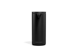 simplehuman 266 ml Sensor Pump, Touch-Free Rechargeable Liquid Soap Dispenser, Matte Black Stainless Steel