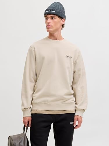 Jjearchive Gráfico Sweat Gola Redonda Noos, Moonbeam, XS Men, Moonbeam, XS