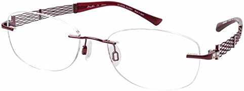 Charmant Line Art Eyeglasses XL2052 XL/2052 BU Burgundy Optical Frame 51mm