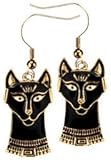 Bastet Earrings - Collectible Jewelry Accessory Dangle Studs Jewel