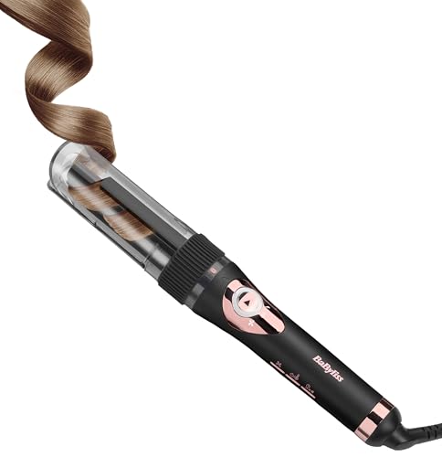 Boucleur automatique Curl Secret Lite - Boucles rapides et sans effort, 5 réglages de température jusqu'à 210° - Noir & Rose gold, C1031E