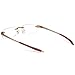 ALTEC VISION Rimless Reading Glasses - Men and Women Lightweight Readers 1.75