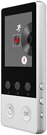 1.8 Inch Screen Bluetooth HiFi MP3 MP4 Music Player Voice Recording Pedometer(Color:Silver)