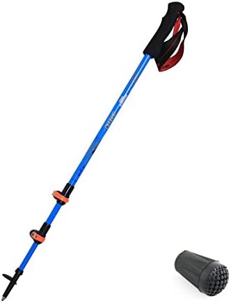 MOUNTAIWN YOYO "Spider" Flip Lock Light eight (100% Carbon Fiber 168g, 5.4oz) Walking Pole Trekking Poles Walking Stick Telescoping Men Women MYYSPIDERGBL1