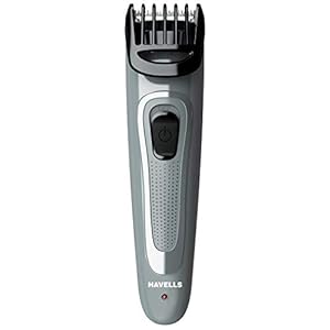 Havells BT5100C Rechargeable Beard Trimmer with Hypoallergenic Blades; Zero Trim with 0.5 mm Precision; Upto 17mm Length…