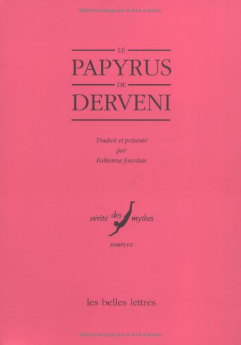Le  papyrus de Derveni